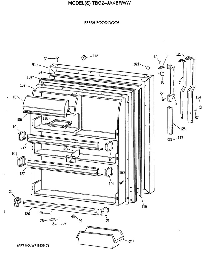 Diagram for TBG24JAXERWW