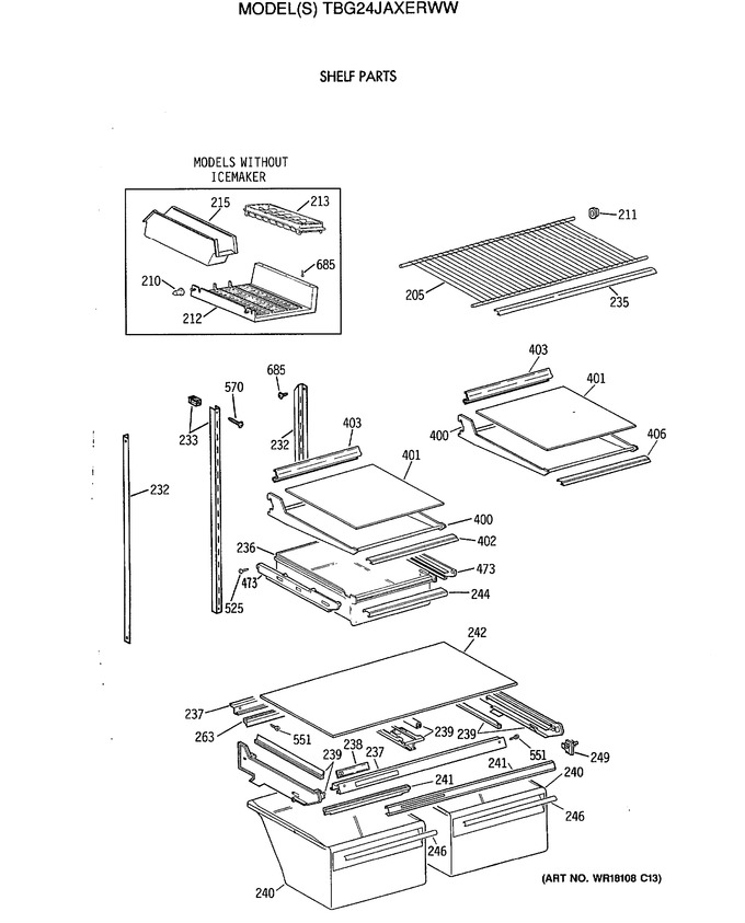 Diagram for TBG24JAXERWW