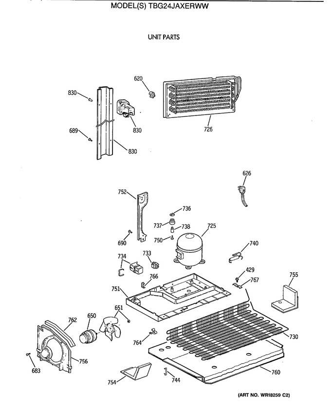 Diagram for TBG24JAXERWW
