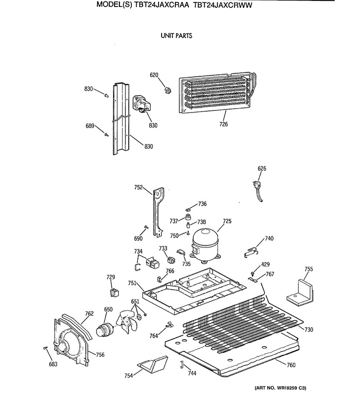 Diagram for TBT24JAXCRAA