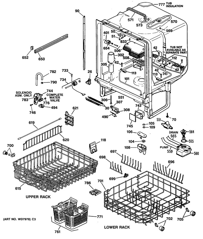Diagram for GSD2920T60BB