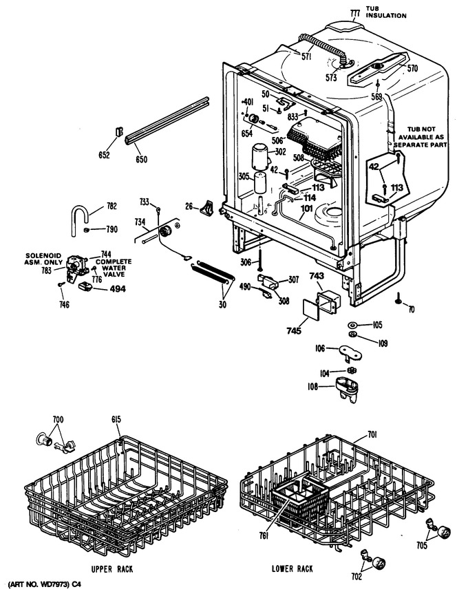 Diagram for GSD750T-62WB