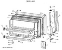 Diagram for 1 - Freezer Door