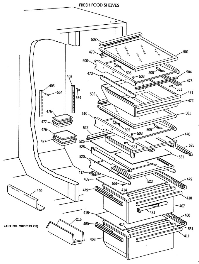 Diagram for CSK27PFXAWW