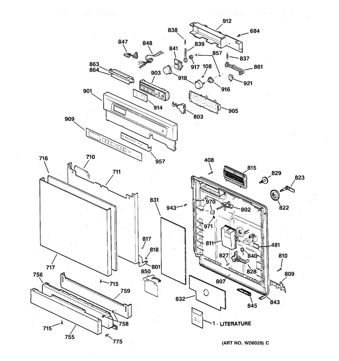 Diagram for GSD4910X73AA