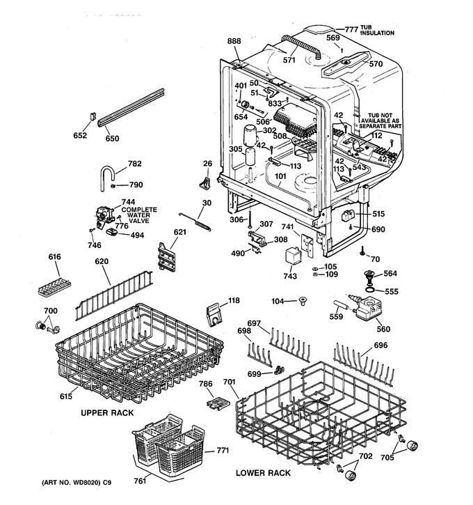 Diagram for GSD4410X73AA