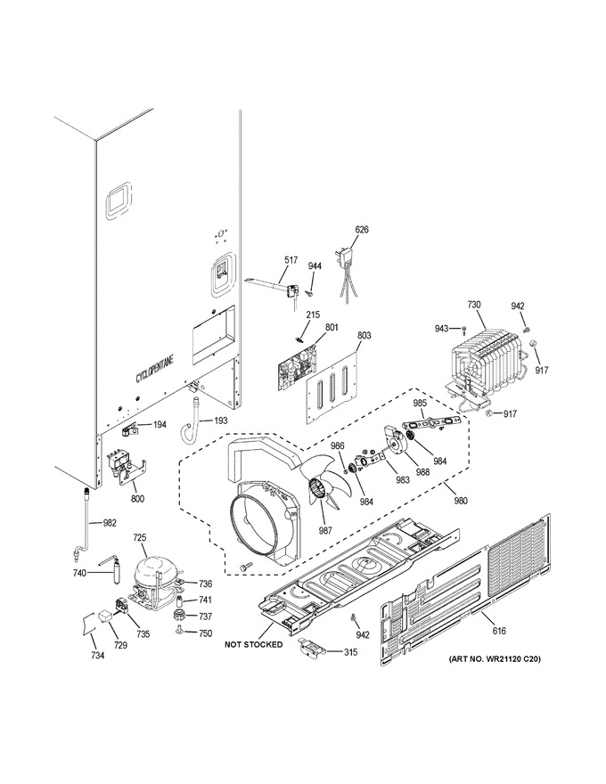 Diagram for GDE21EGKFRWW