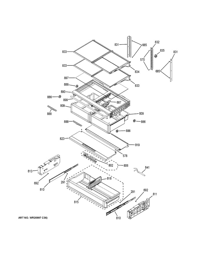 Diagram for PWE23KMKIES