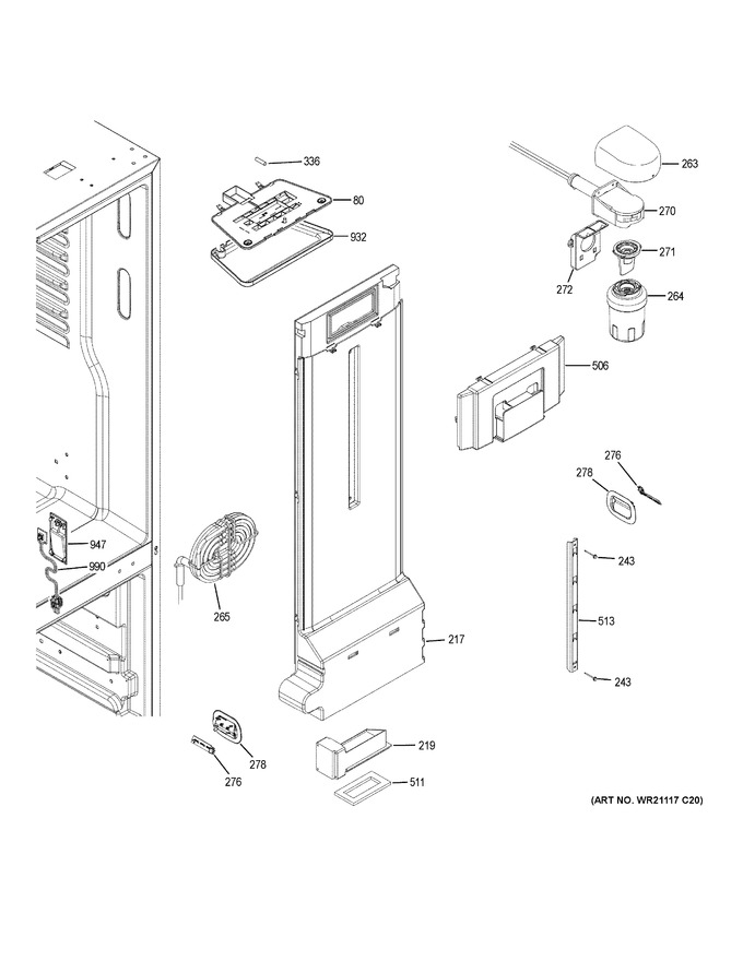 Diagram for GWE19JSLAFSS