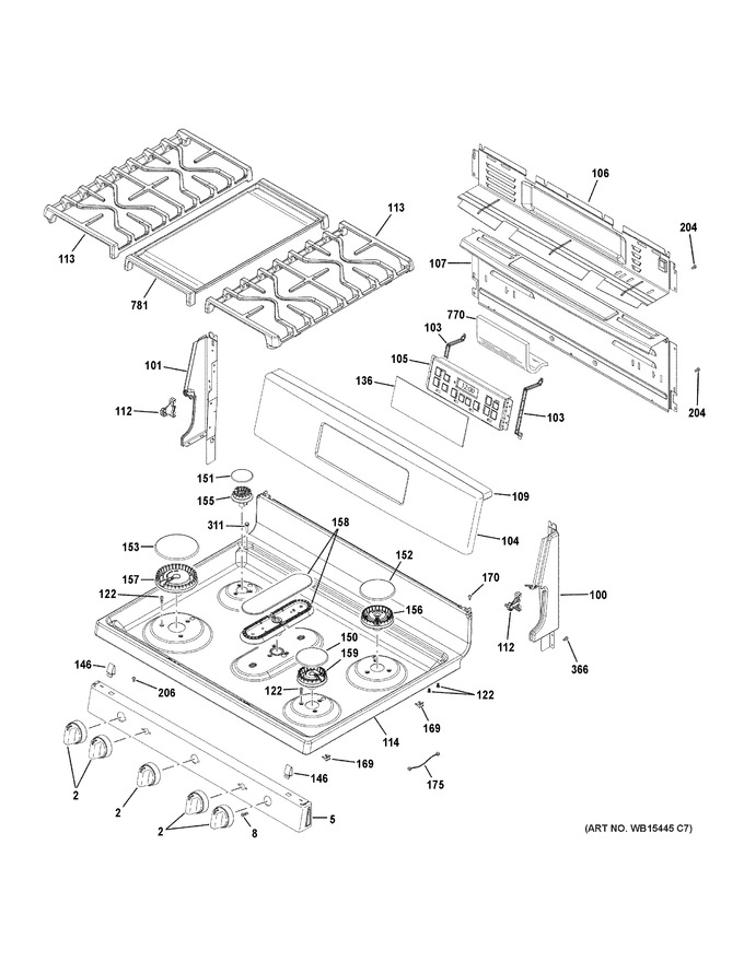 Diagram for JGB700BEJ2TS
