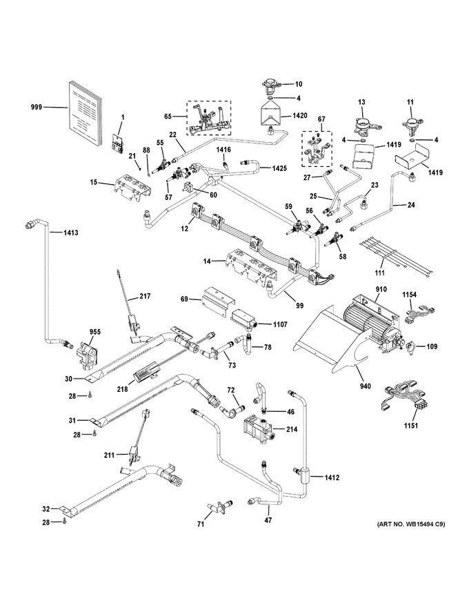Diagram for PGS960SEL3SS