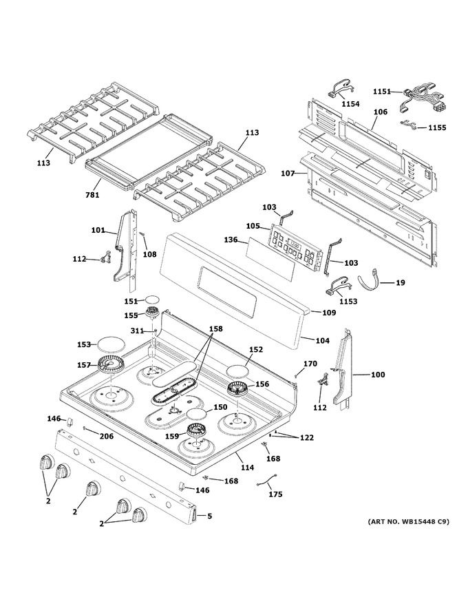 Diagram for JGB660SP1SS