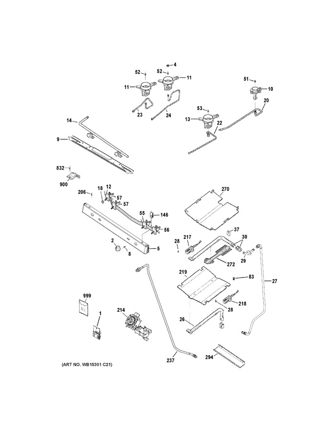Diagram for JGB635DEK5WW