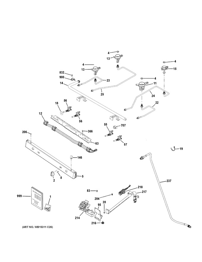 Diagram for JGBS61DP2BB