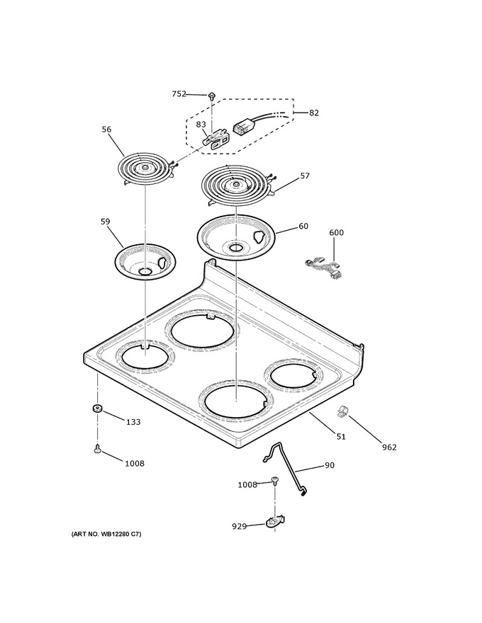Diagram for JB258DM4BB