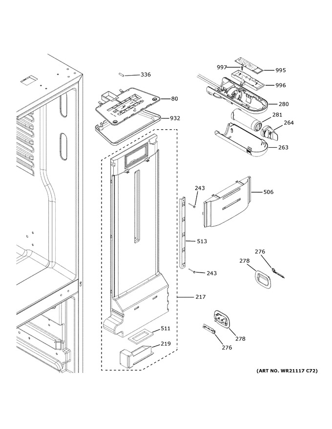 Diagram for GFE26JMMXFES