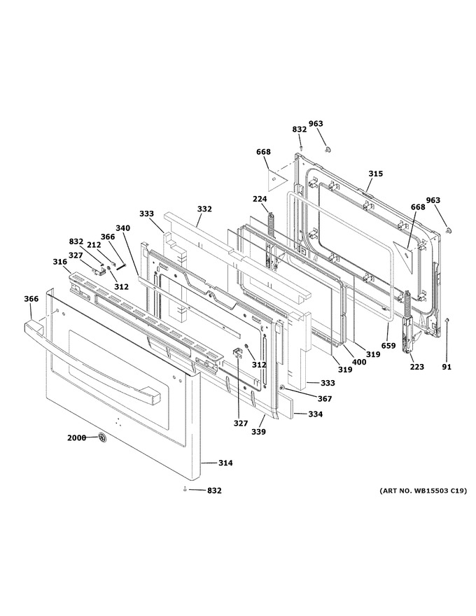 Diagram for PGB965YP3FS