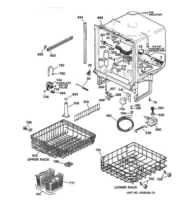Diagram for GSD4020Z05BB