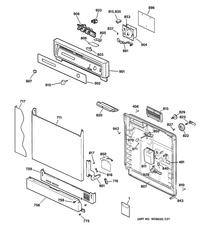 Diagram for GSD3230Z05WW