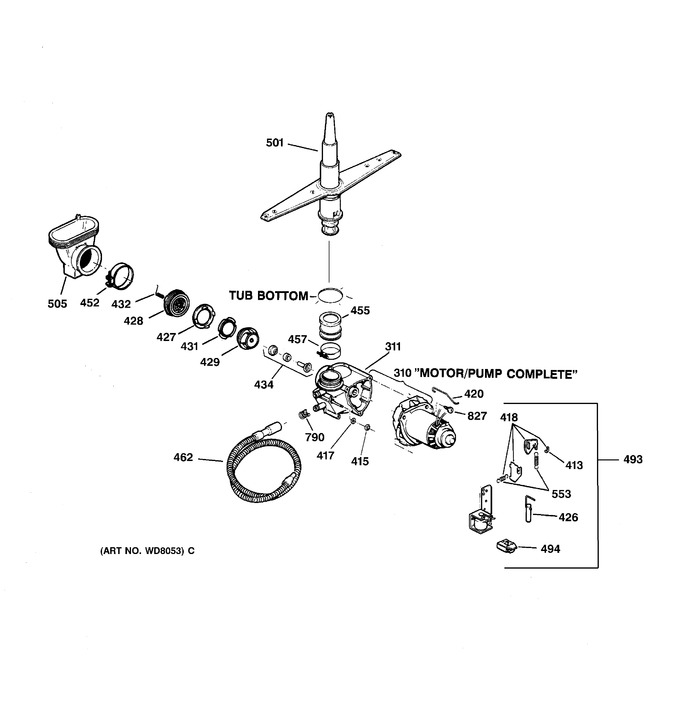 Diagram for GSD3130C05WW
