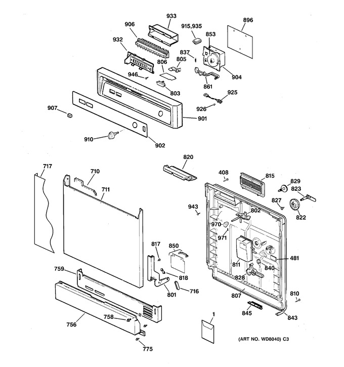 Diagram for GSD3420Z05BB