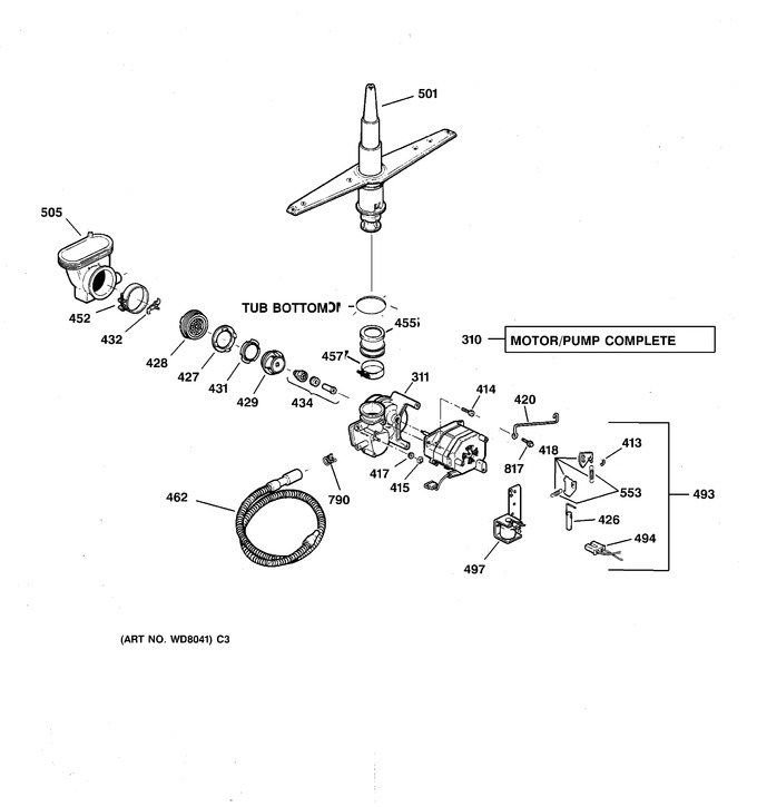 Diagram for GSD3410Z05AA