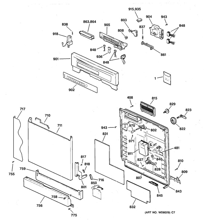 Diagram for GSD4122Z05BB