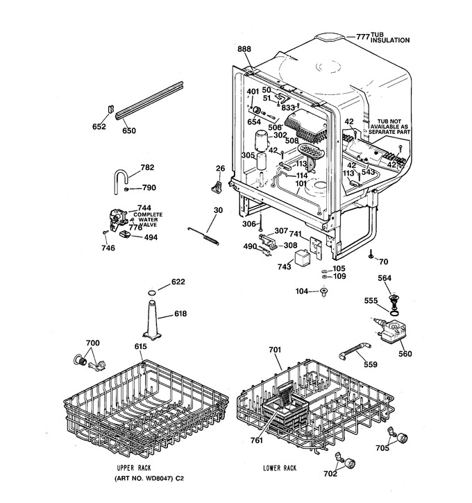 Diagram for HDA3430Z05WW