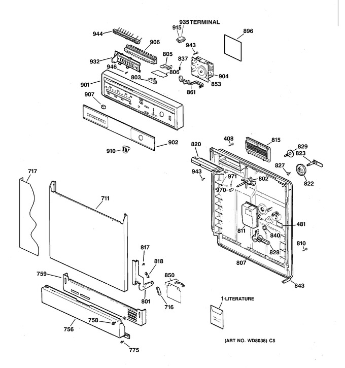 Diagram for GSD3620ZZ3BB