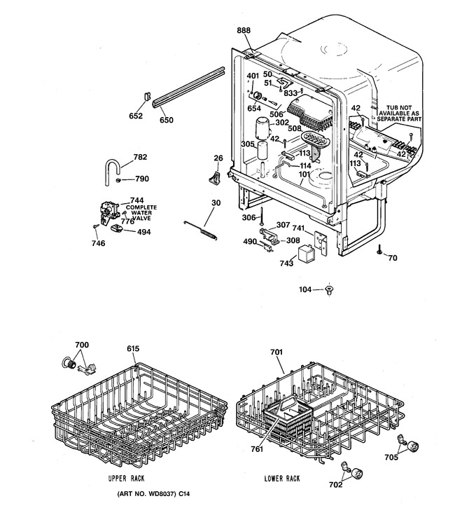 Diagram for GSM2100ZZ3AD