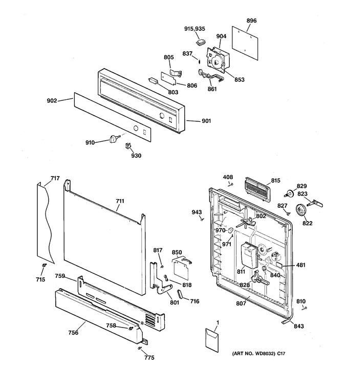 Diagram for HDA1100Z07WH