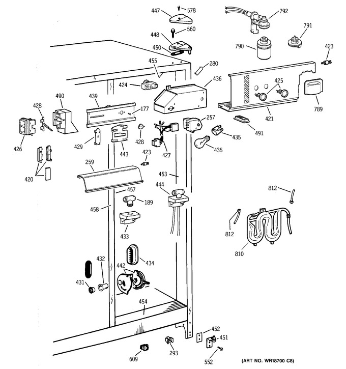 Diagram for TFX25CPCGBB