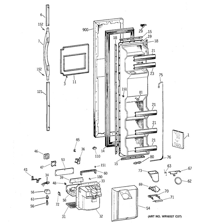 Diagram for TFX25ZPBGAA