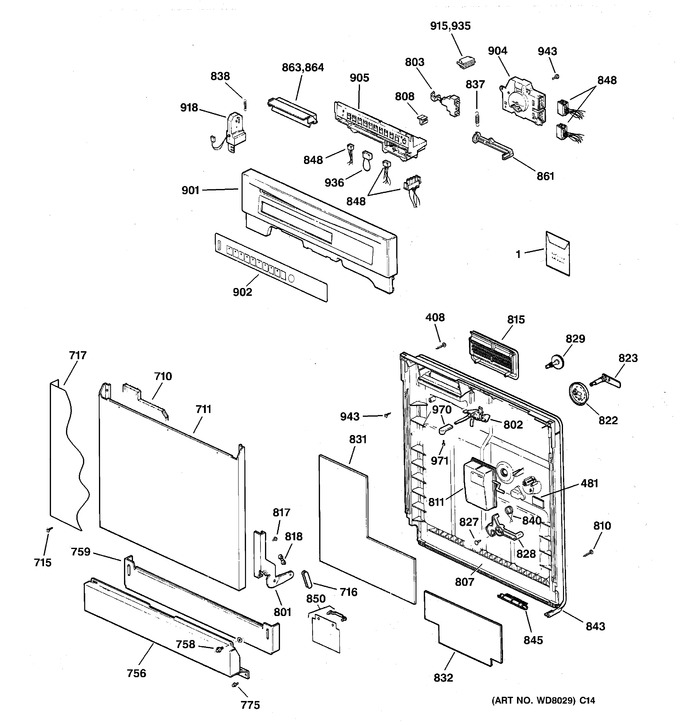 Diagram for EDW2060F00SS