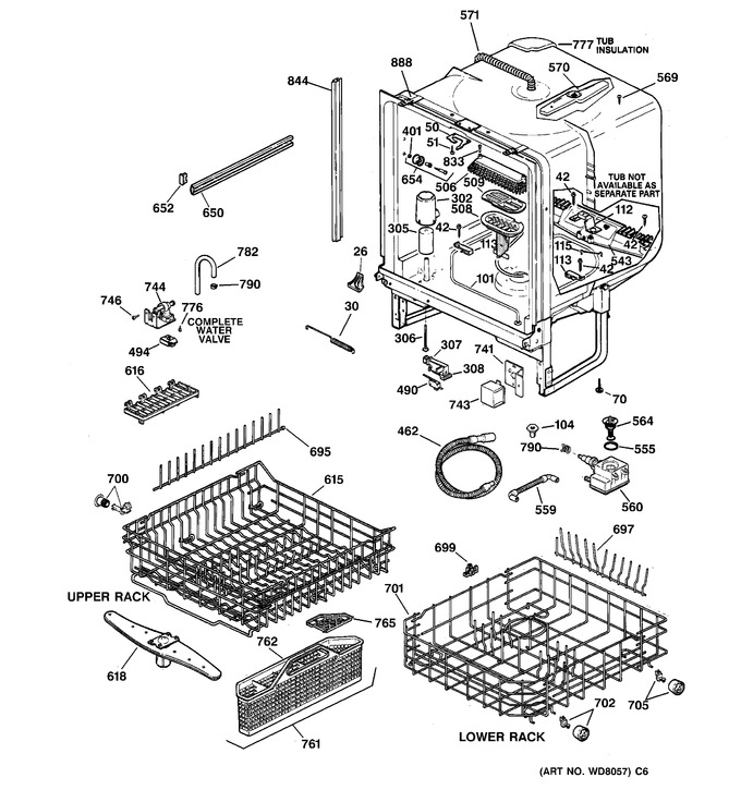 Diagram for EDW2060F00SS