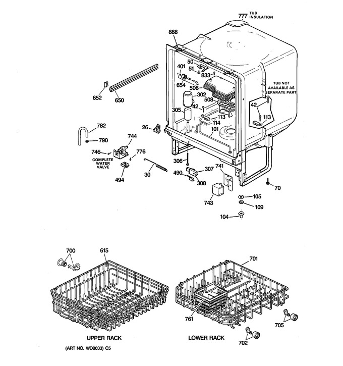 Diagram for GSD2625F00BB
