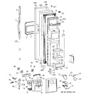 Diagram for 1 - Freezer Door