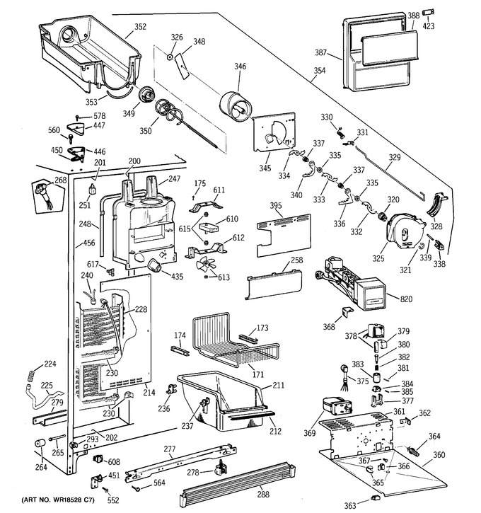 Diagram for TFS25PPBGBS