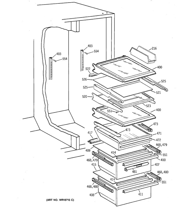 Diagram for TFX22CRDACC
