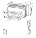 Diagram for 1 - Freezer Door