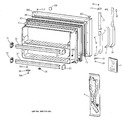 Diagram for 1 - Freezer Door