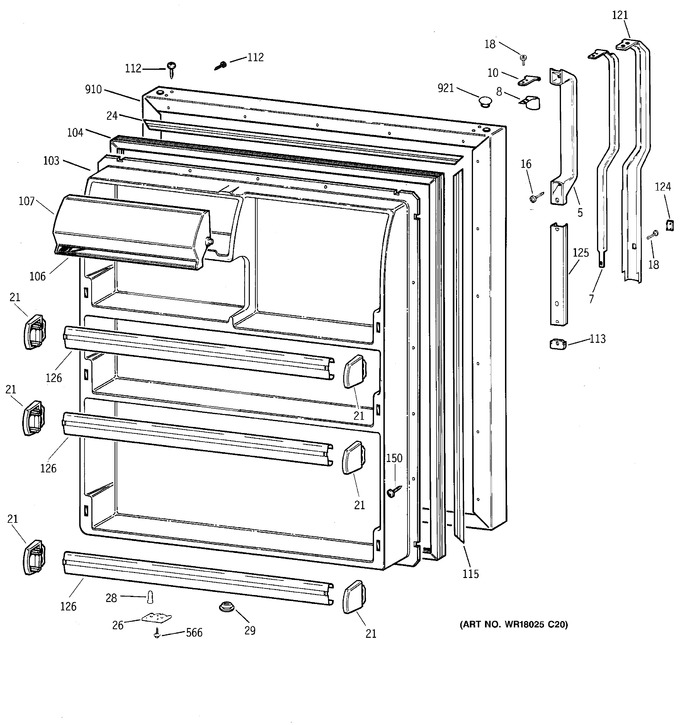Diagram for CTG21GADARWW