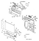 Diagram for 1 - Escutcheon & Door Assembly