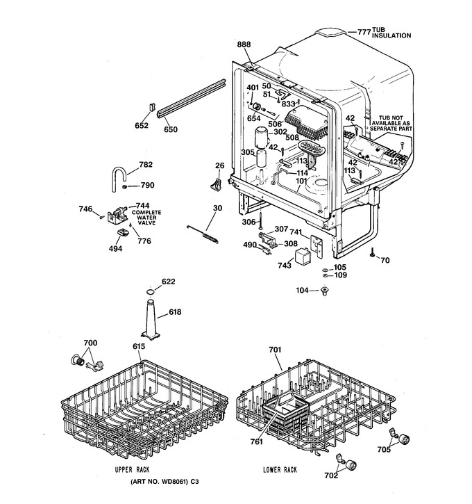 Diagram for GSD3620ZZ4BB