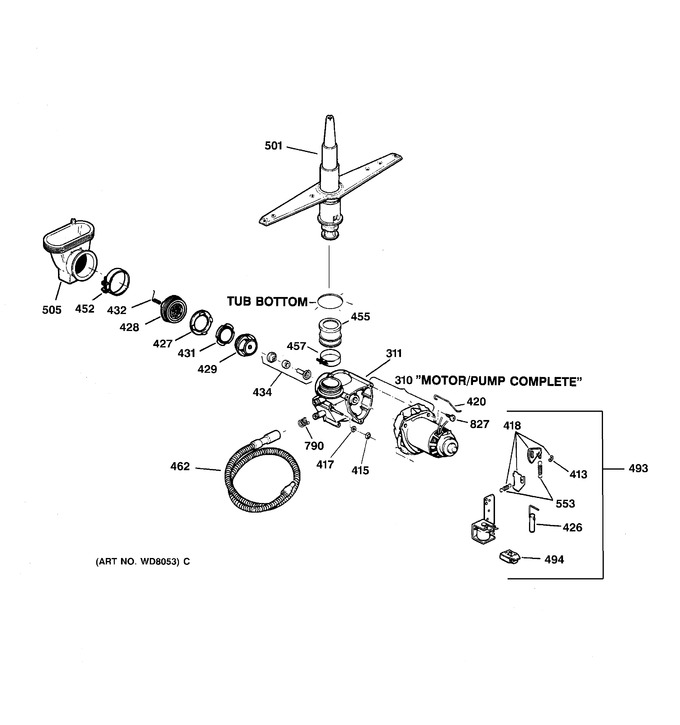 Diagram for GSD3620ZZ4BB