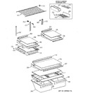 Diagram for 4 - Shelf Parts