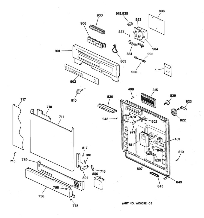 Diagram for GSD3725F00BB