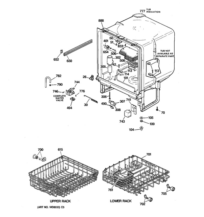 Diagram for GSD2422F00BB