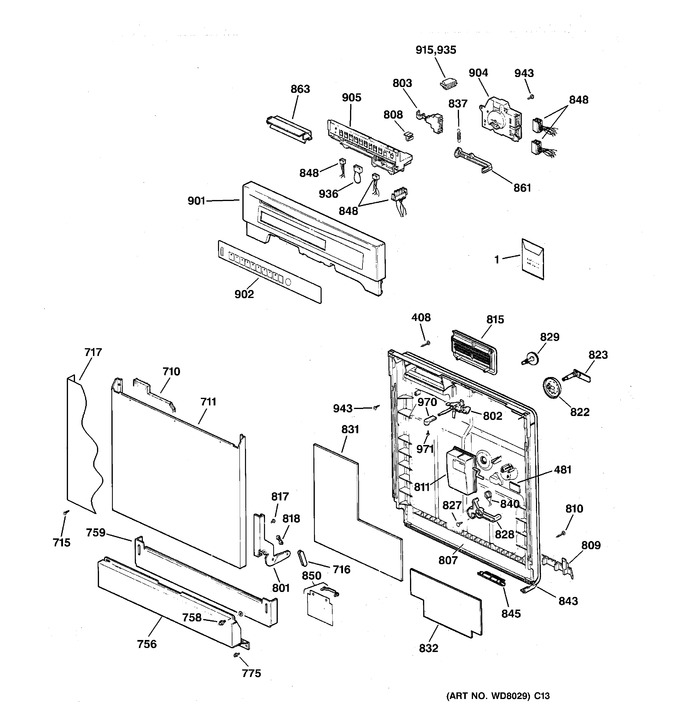 Diagram for EDW2050F00CC