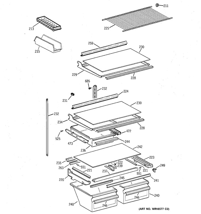 Diagram for CTG21GABURWW